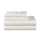 Juicy Couture Solid Satin Sheet Set Pearl