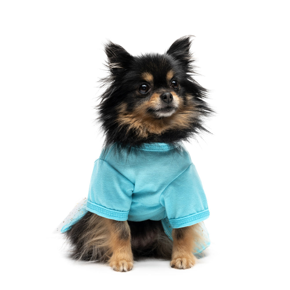 Juicy Couture Tulle Pet Dress Turquoise