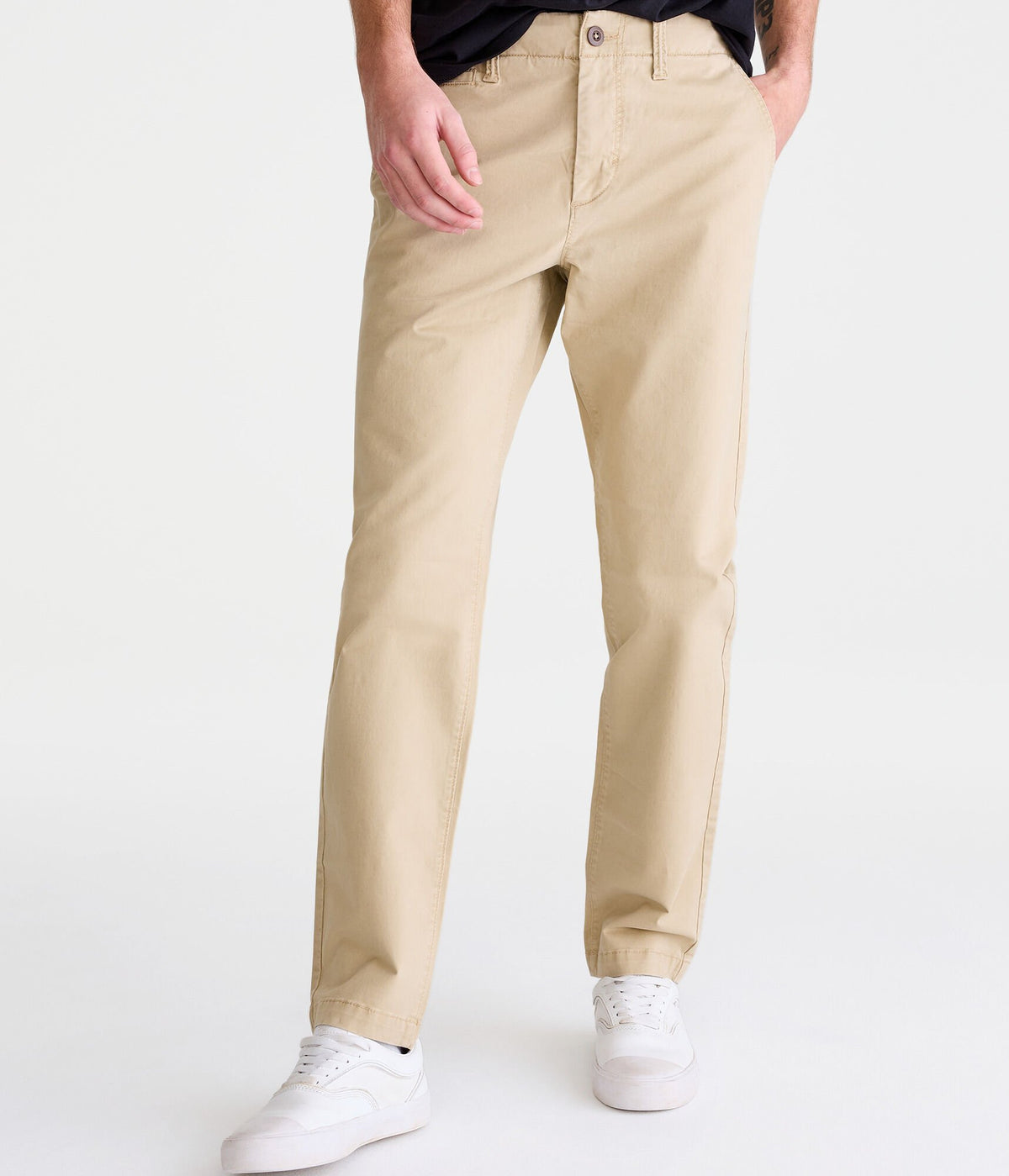 Aeropostale Mens' Athletic Fit Chinos - Tan - Size 30X30 - Cotton - Teen Fashion & Clothing Hazelnut