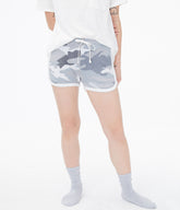 Aeropostale Womens' Camo Fuzzy Girlfriend Shorts - Grey - Size XXS - Polyester - Teen Fashion & Clothing Fossil