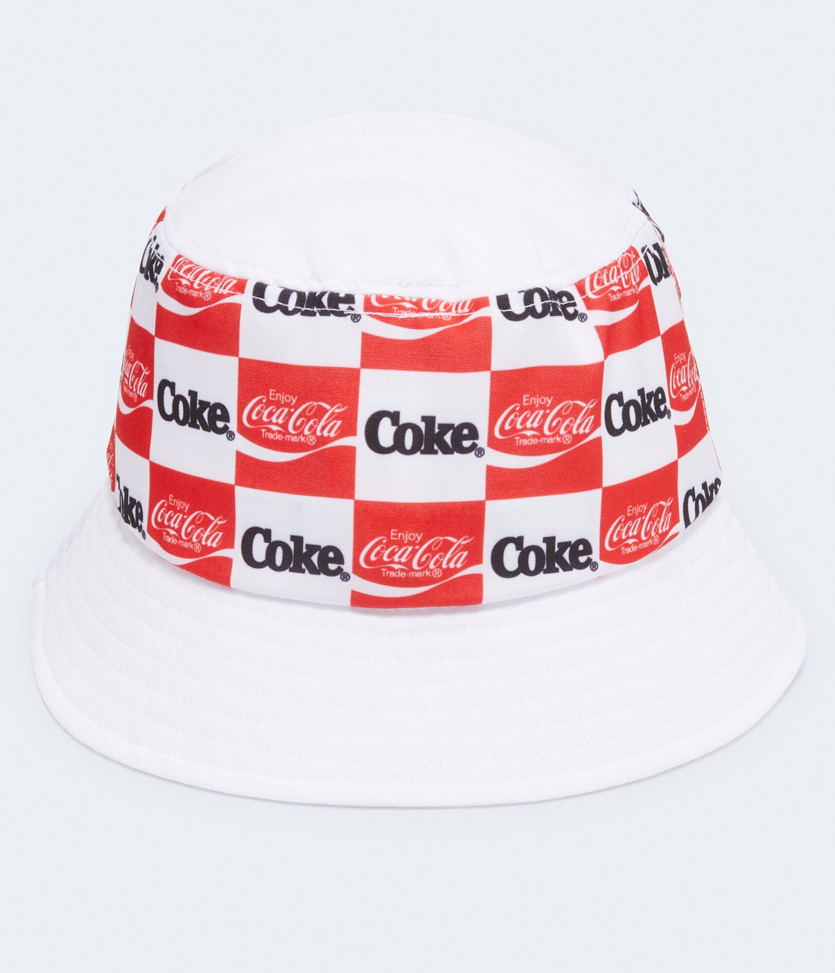 Aeropostale Womens' Coca-Cola by Aeropostale Coca-Cola Bucket Hat - White - Size One Size - Cotton - Teen Fashion & Clothing Bleach