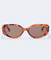 Aeropostale Womens' Small Oval Sunglasses - Light Brown - Size One Size - Metal - Teen Fashion & Clothing Tort