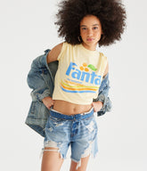 Aeropostale Womens' Fanta Orange Drink Graphic Tee -  - Size XXL - Cotton - Teen Fashion & Clothing Yellow