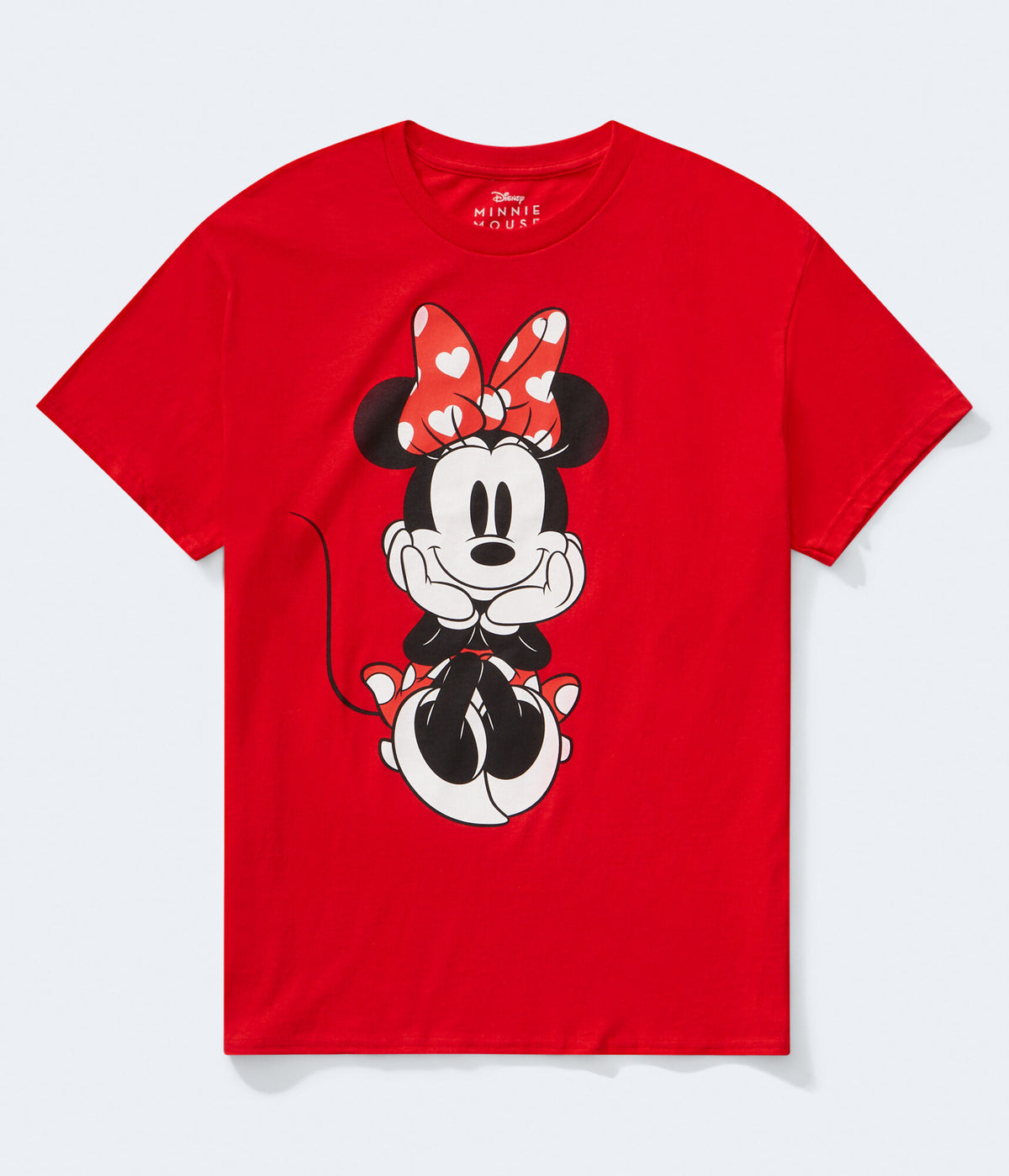 Aeropostale Womens' Minnie Mouse Graphic Tee -  - Size XXL - Cotton - Teen Fashion & Clothing Red