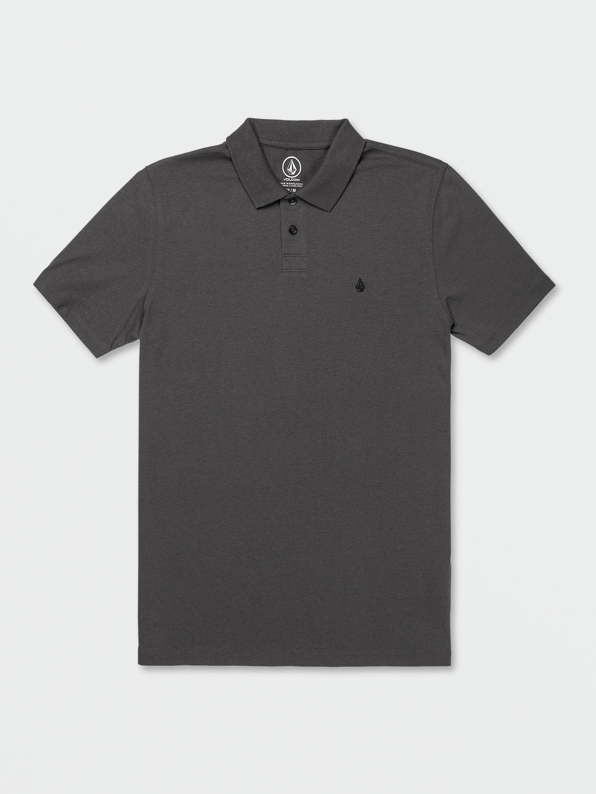 Volcom Middler Tech Polo Asphalt Black