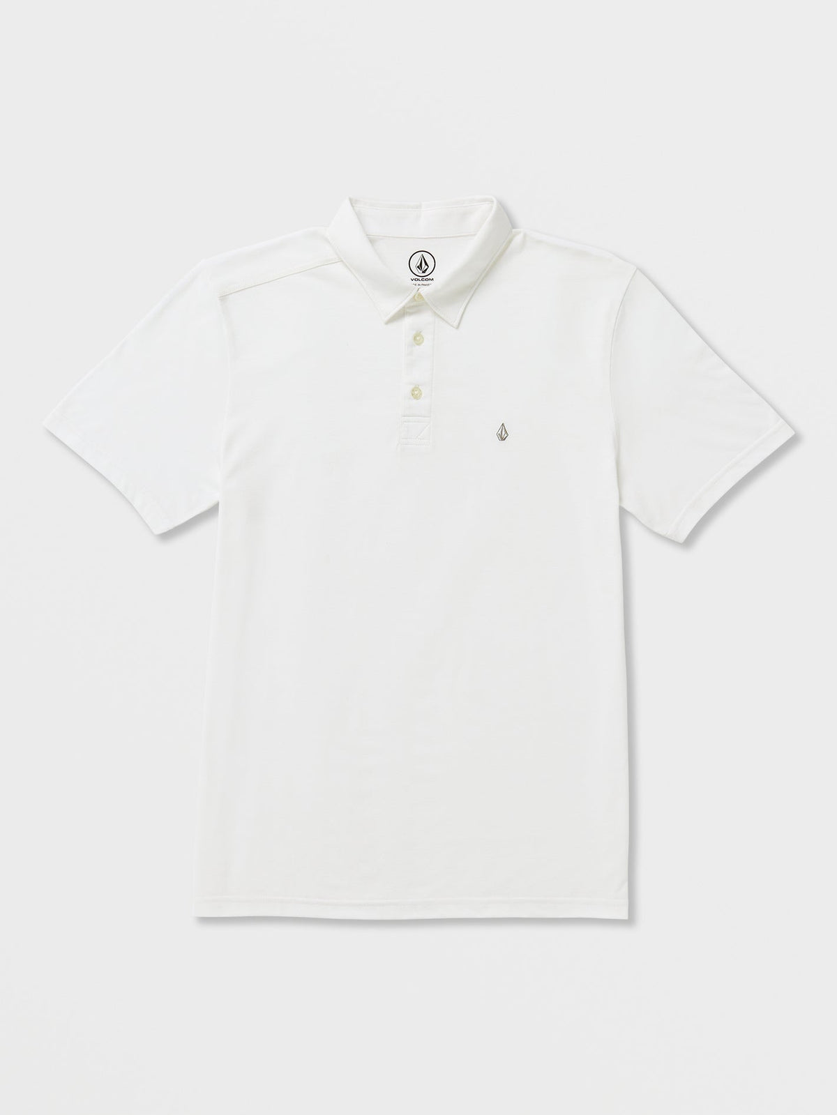 Volcom Banger Men's Short Sleeve Polo Shirt White