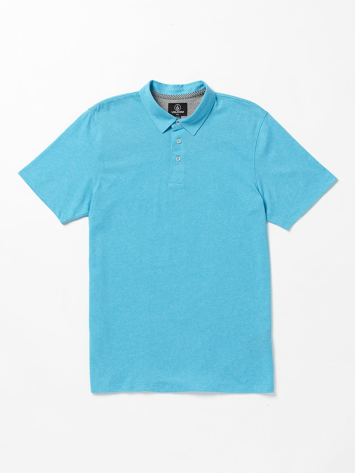 Volcom Wowzer Polo Men's Short Sleeve Shirt Turkish Blue