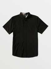 Volcom Everett Oxford Men's Short Sleeve Shirt New Black