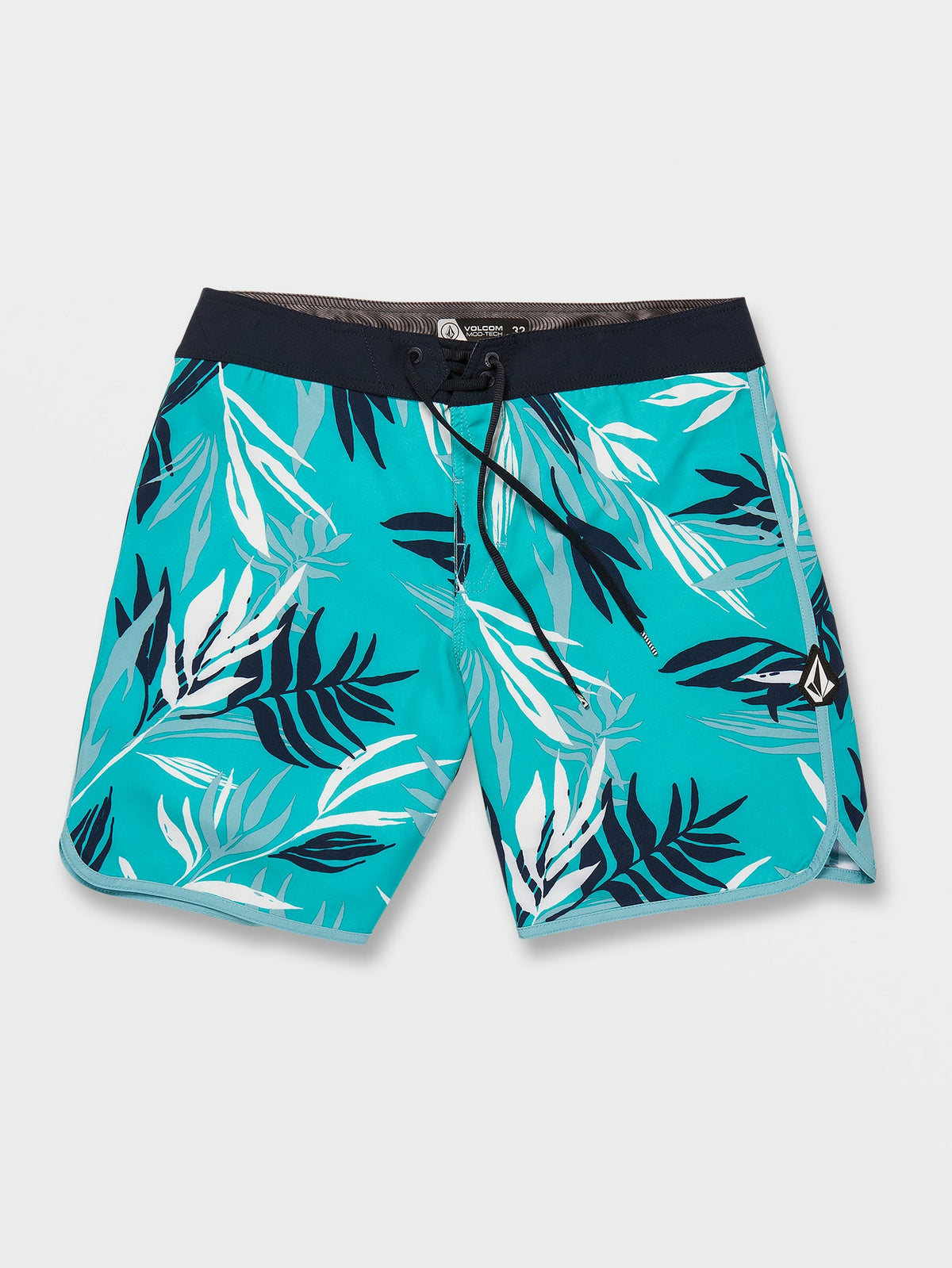 Volcom Bleeding Leaf Mod-Tech Trunks Electric Blue