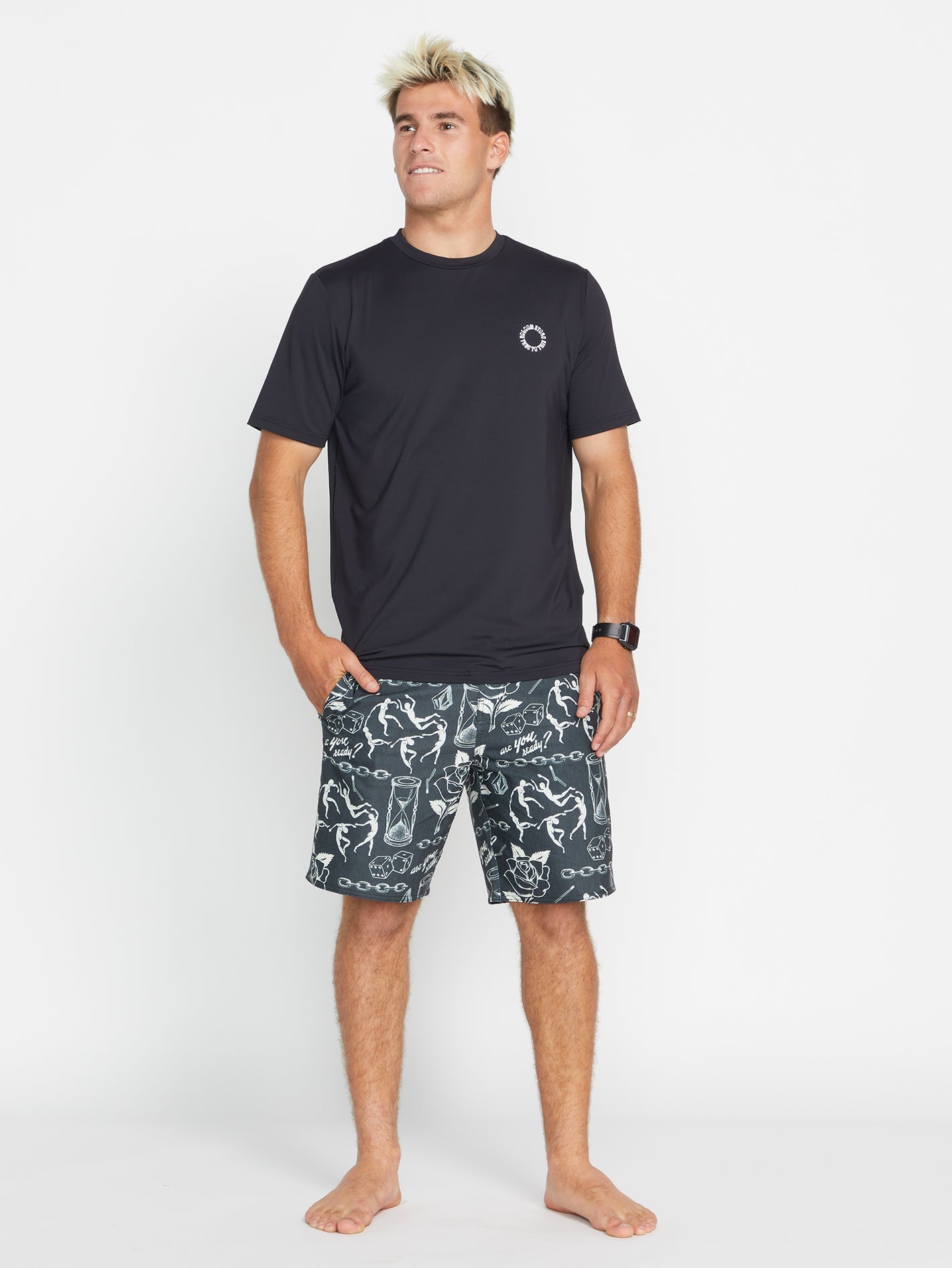 Volcom Medley Stoney Trunks Stealth