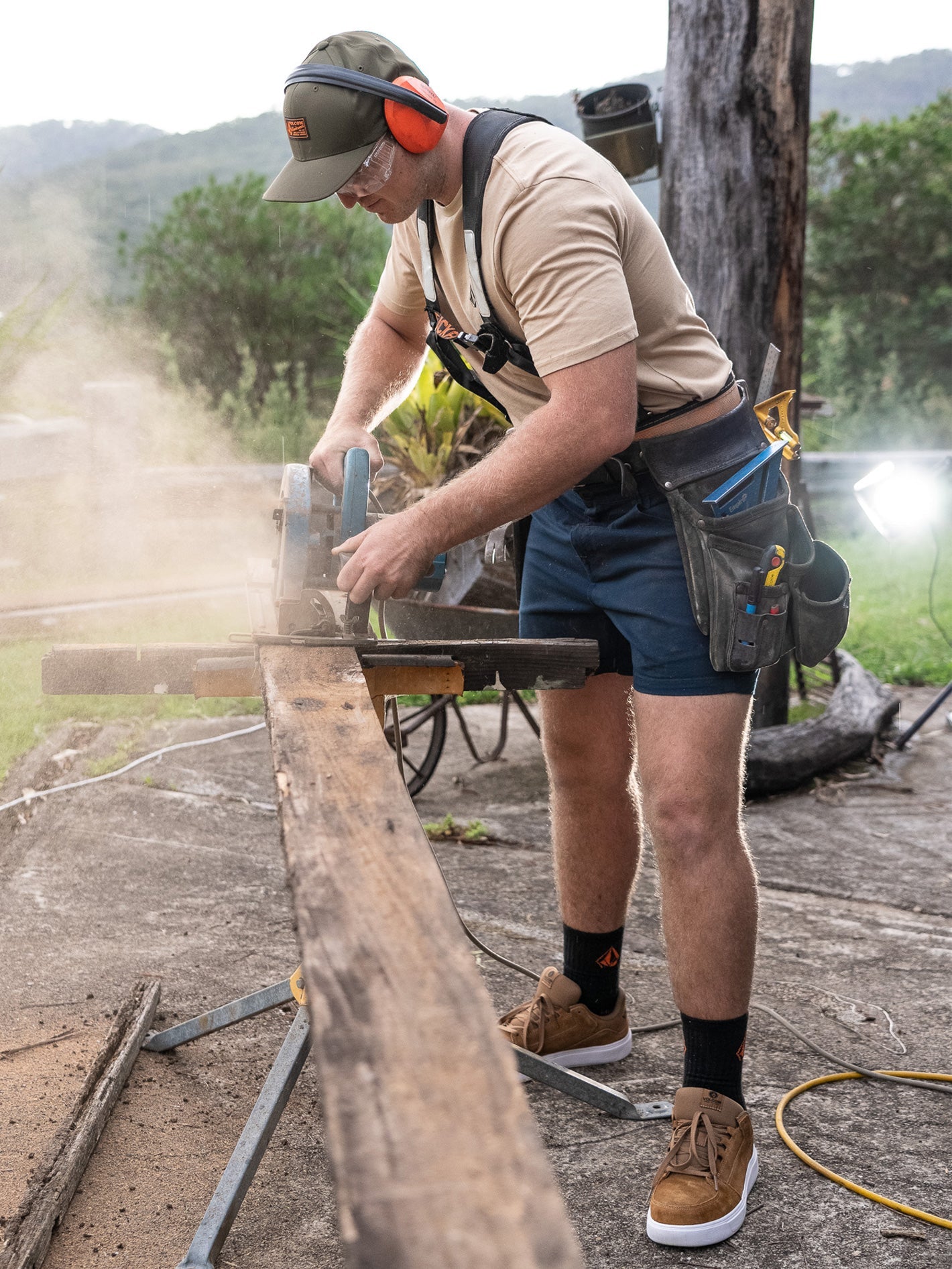 Volcom Workwear Bevel Work Men's Shorts Navy