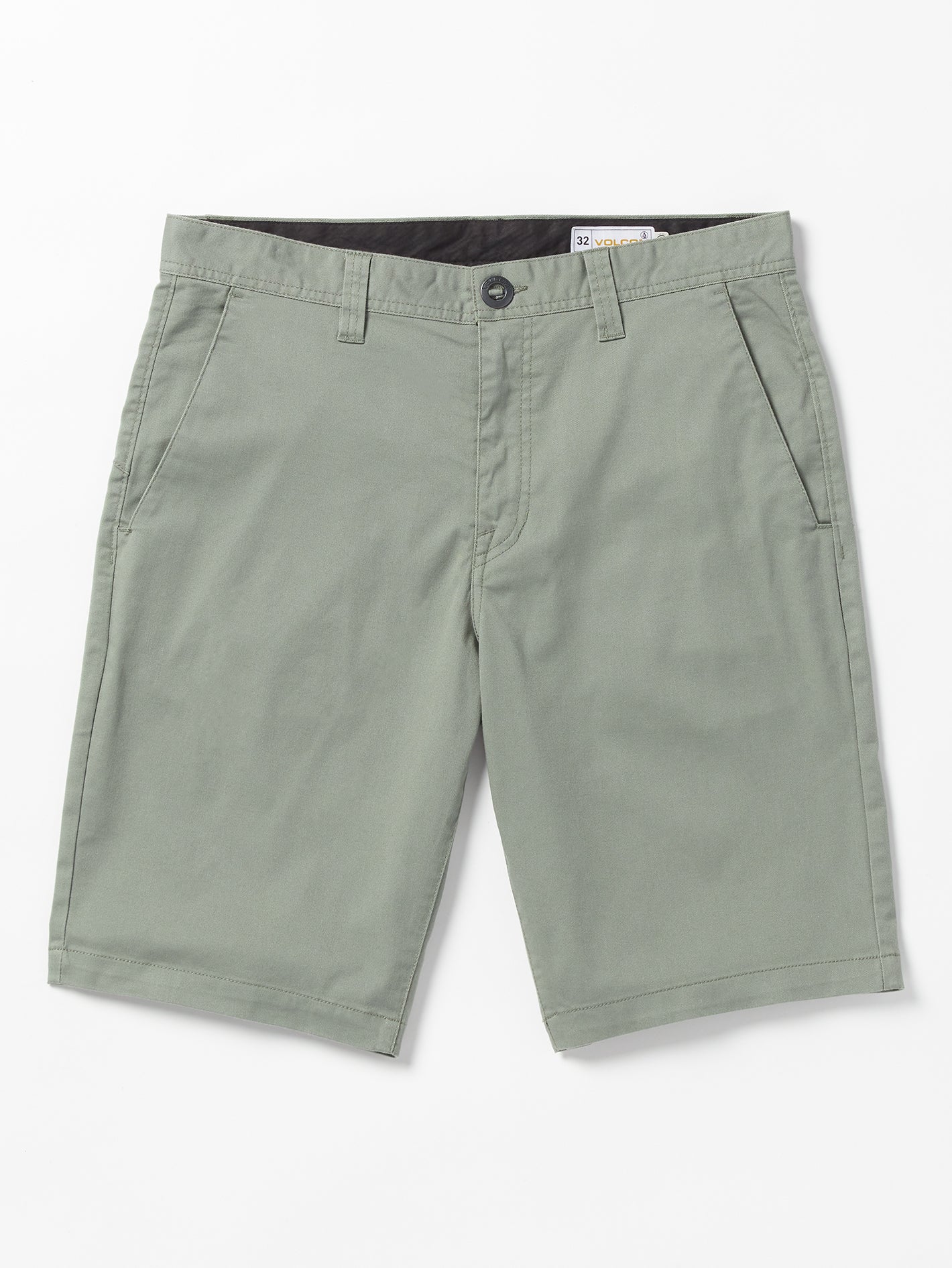 Volcom Frickin Modern Stretch Chino Shorts Agave