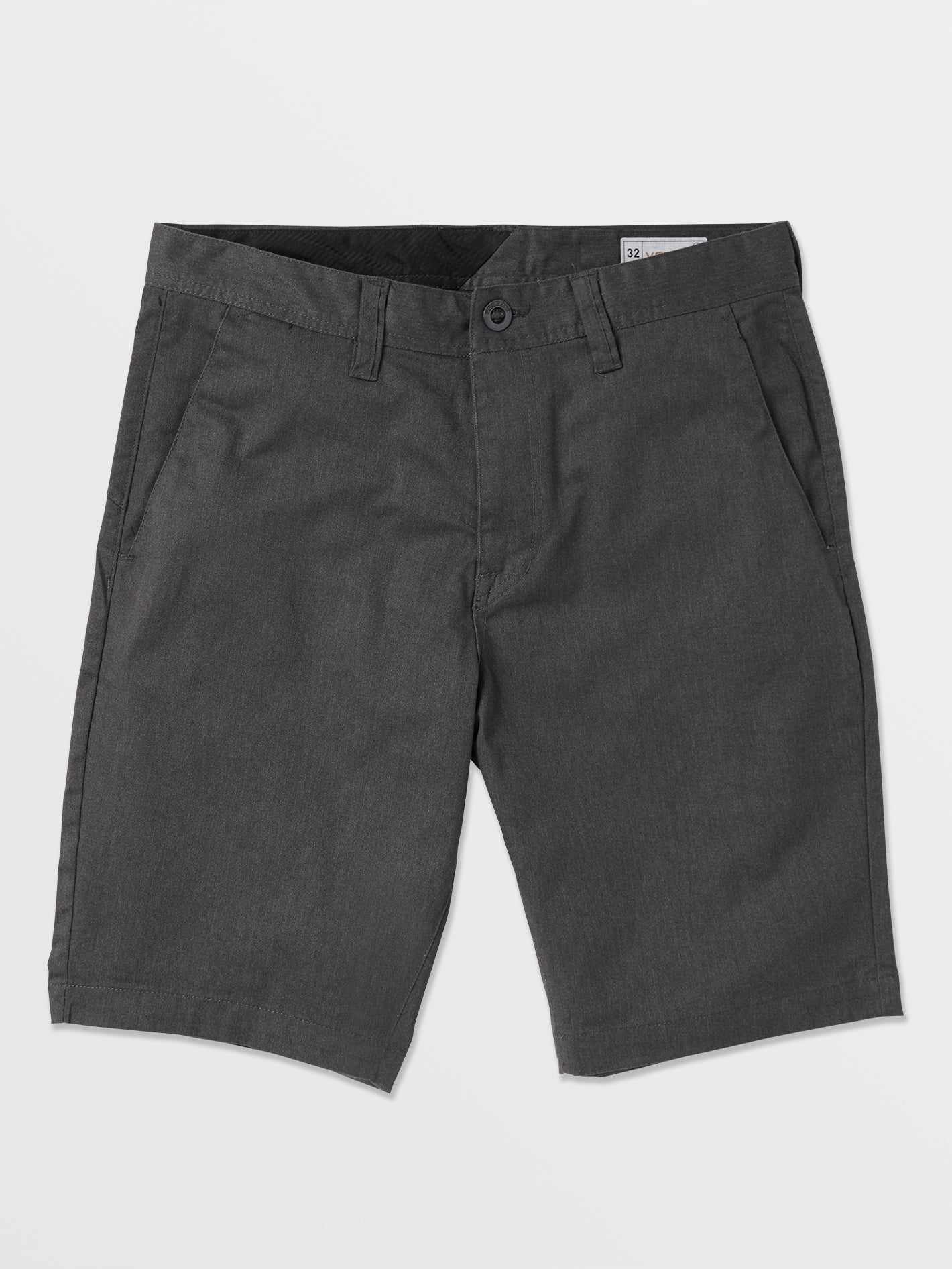 Volcom Frickin Modern Stretch Chino Shorts Charcoal Heather