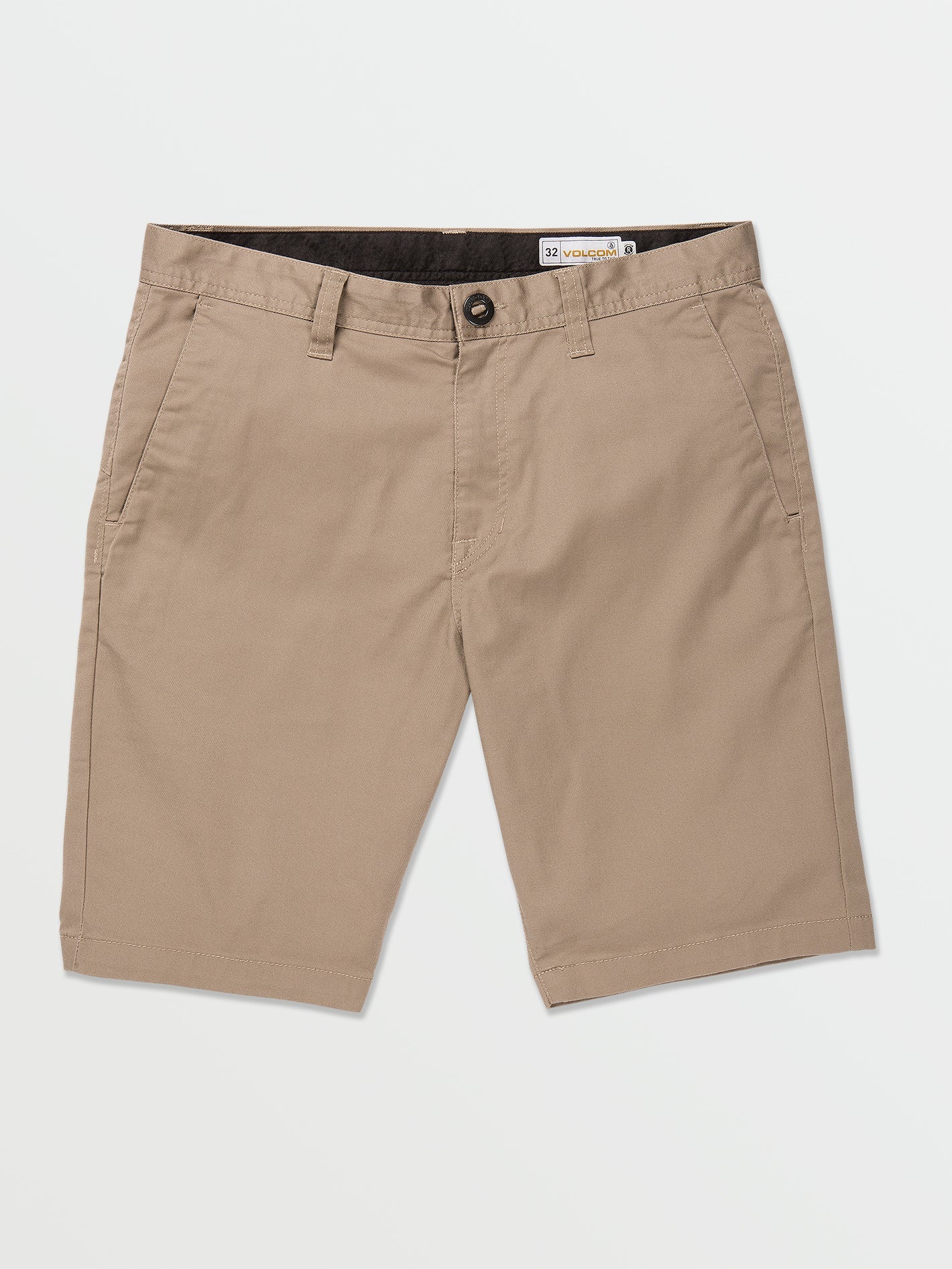 Volcom Frickin Modern Stretch Chino Shorts Khaki