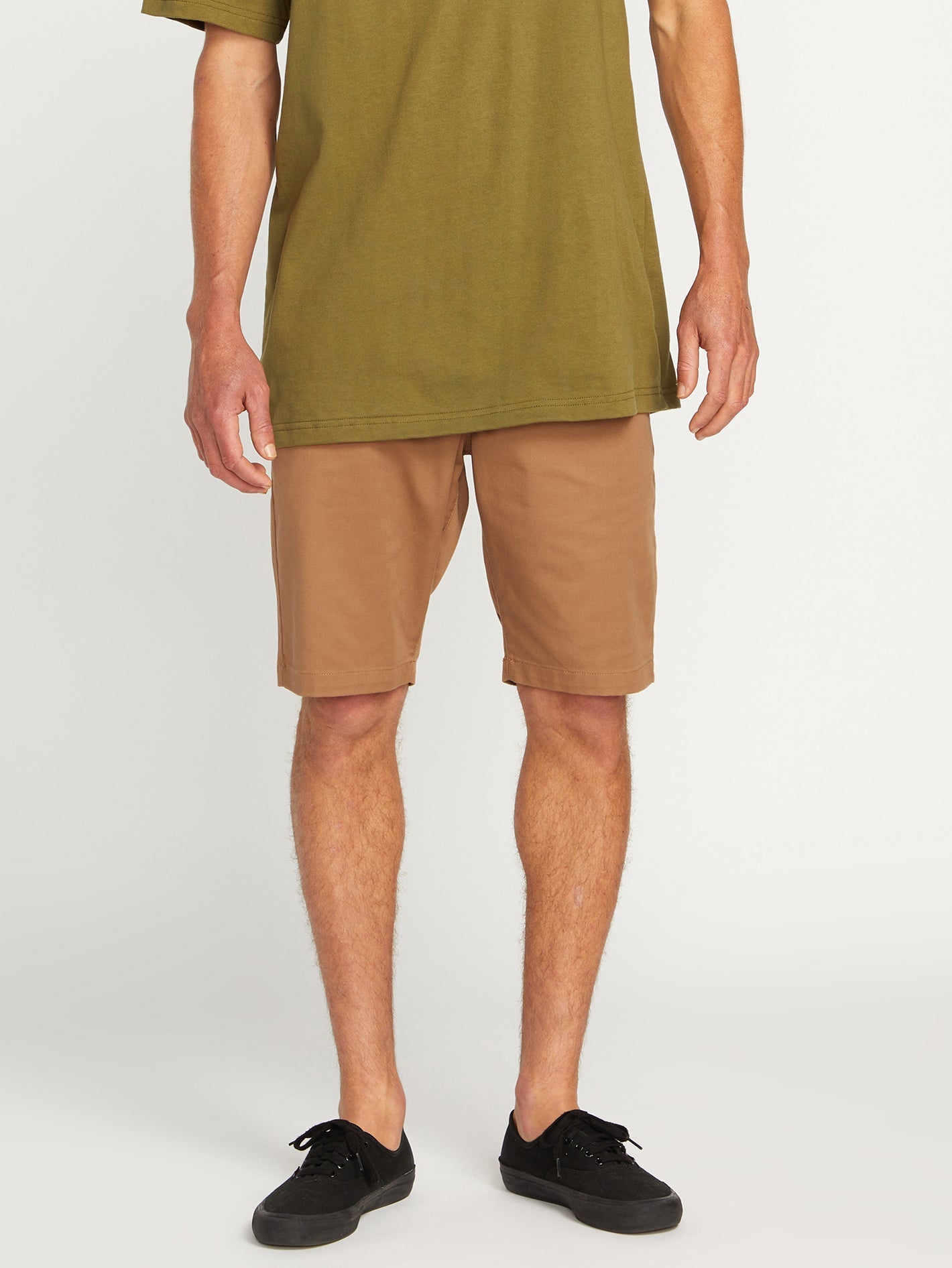 Volcom Frickin Modern Stretch Chino Men's Shorts Tobacco