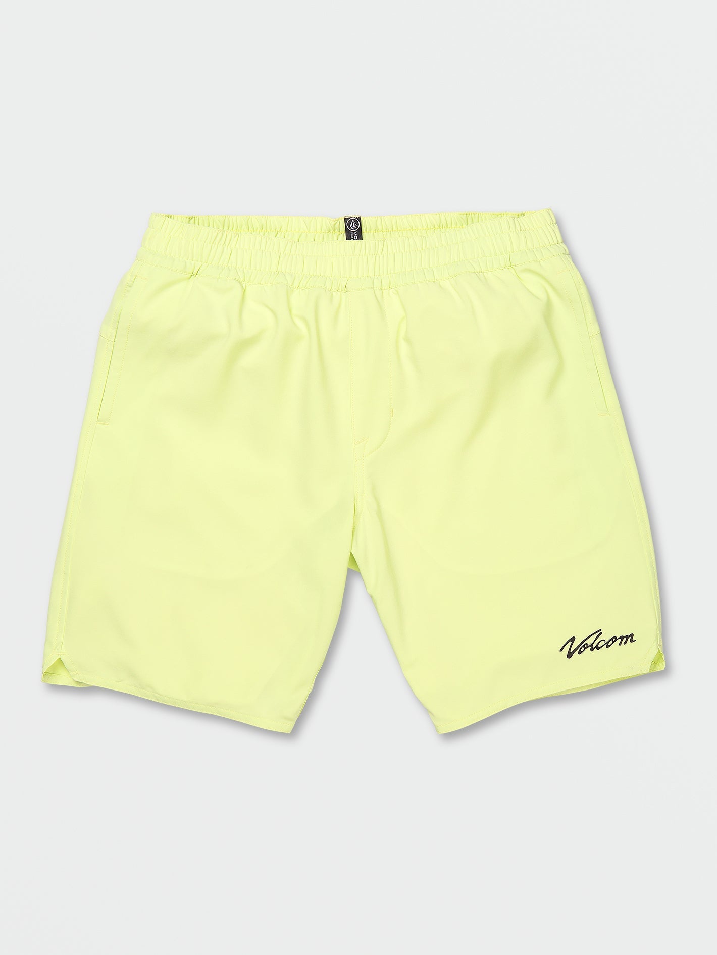 Volcom Belmont Men's Elastic Waist Shorts Shadow Lime