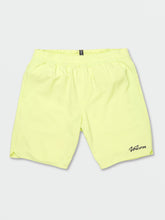 Volcom Belmont Men's Elastic Waist Shorts Shadow Lime