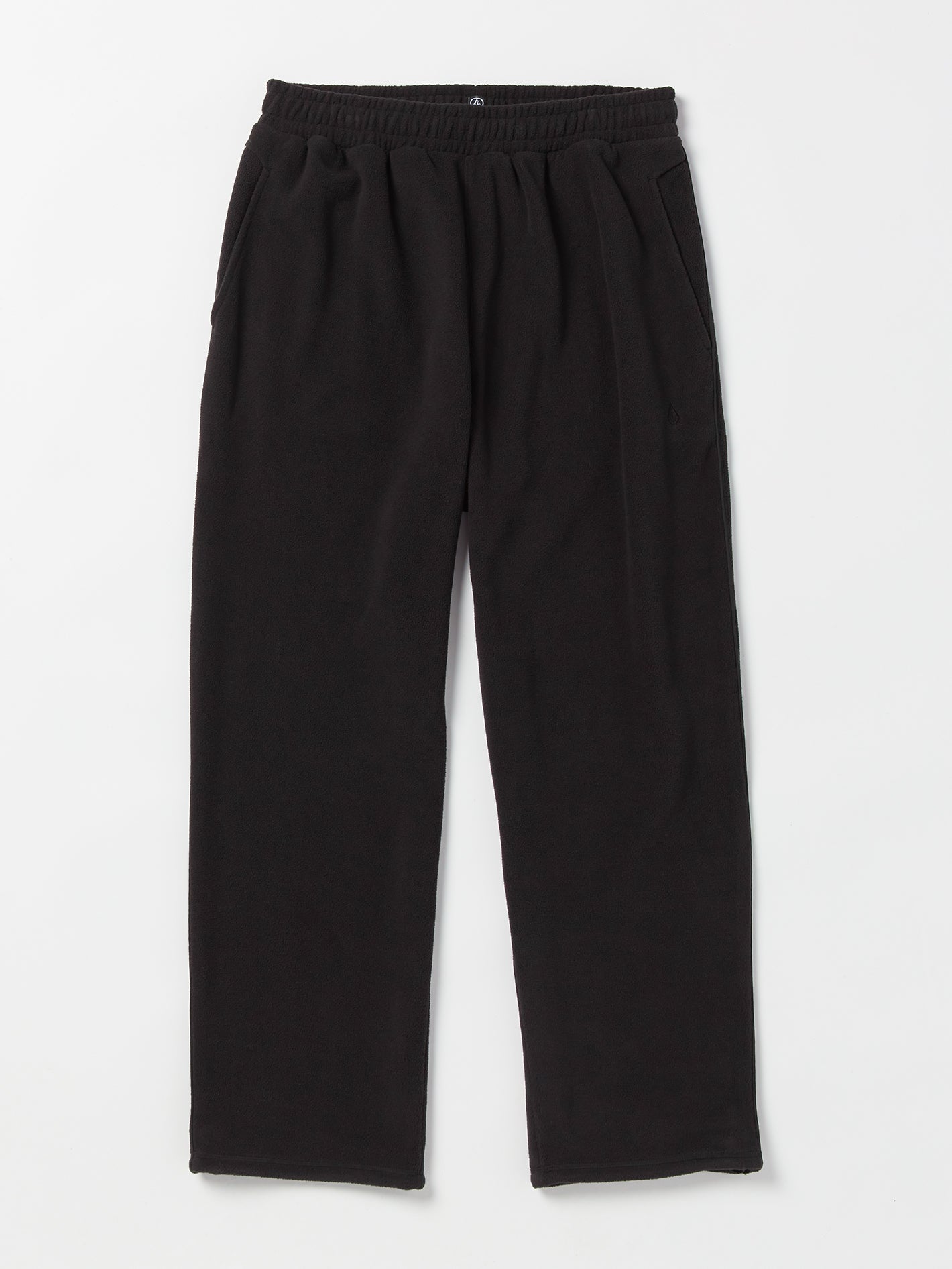 Volcom Bowered Light Elastic Waist Fleece Pants Black