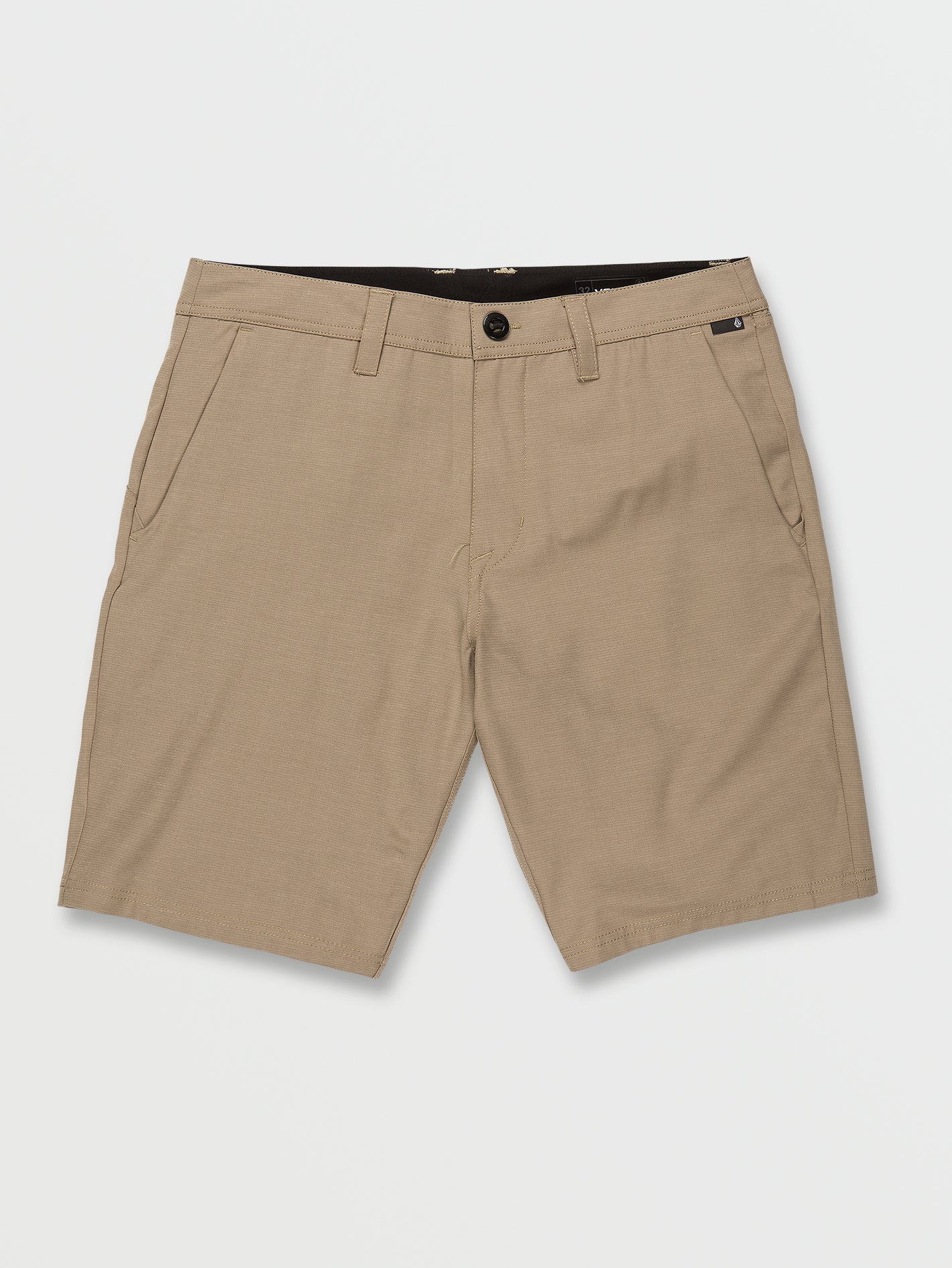 Volcom Slub Frickin Cross Shred Shorts Khaki