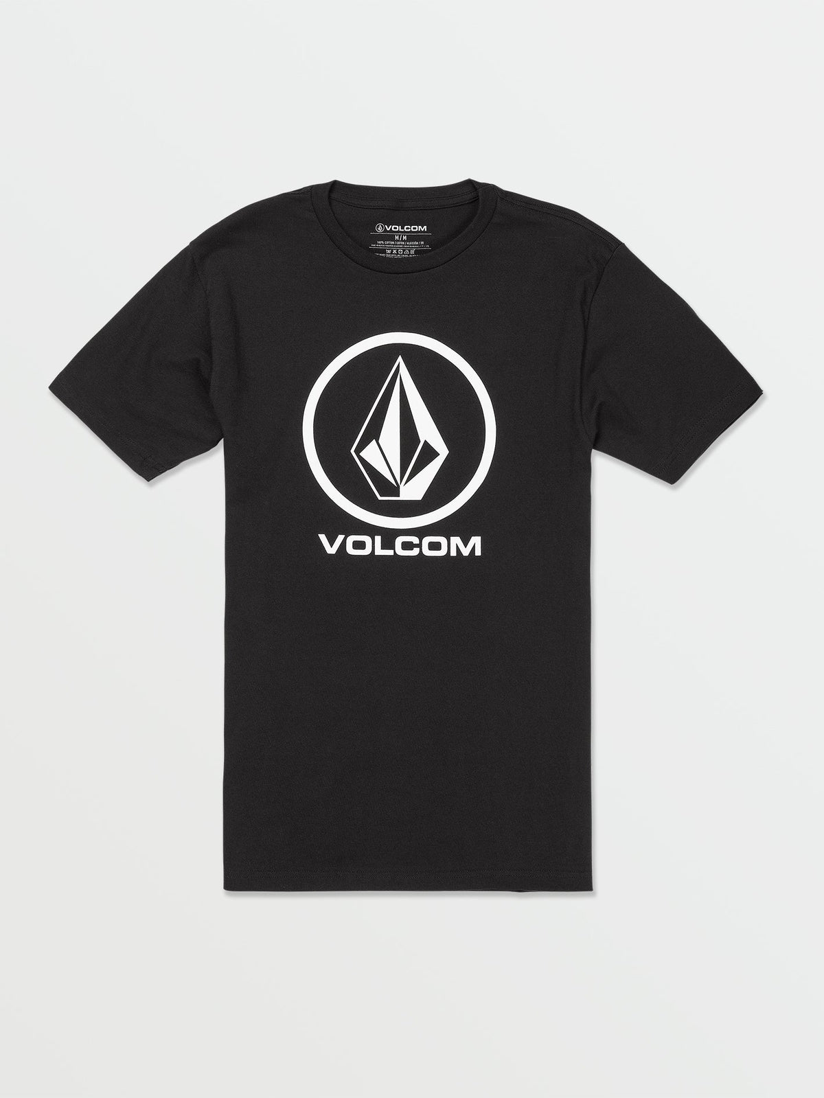 Volcom Crisp Stone Short Sleeve Tee Black