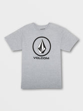 Volcom Crisp Stone Short Sleeve Tee Heather Grey