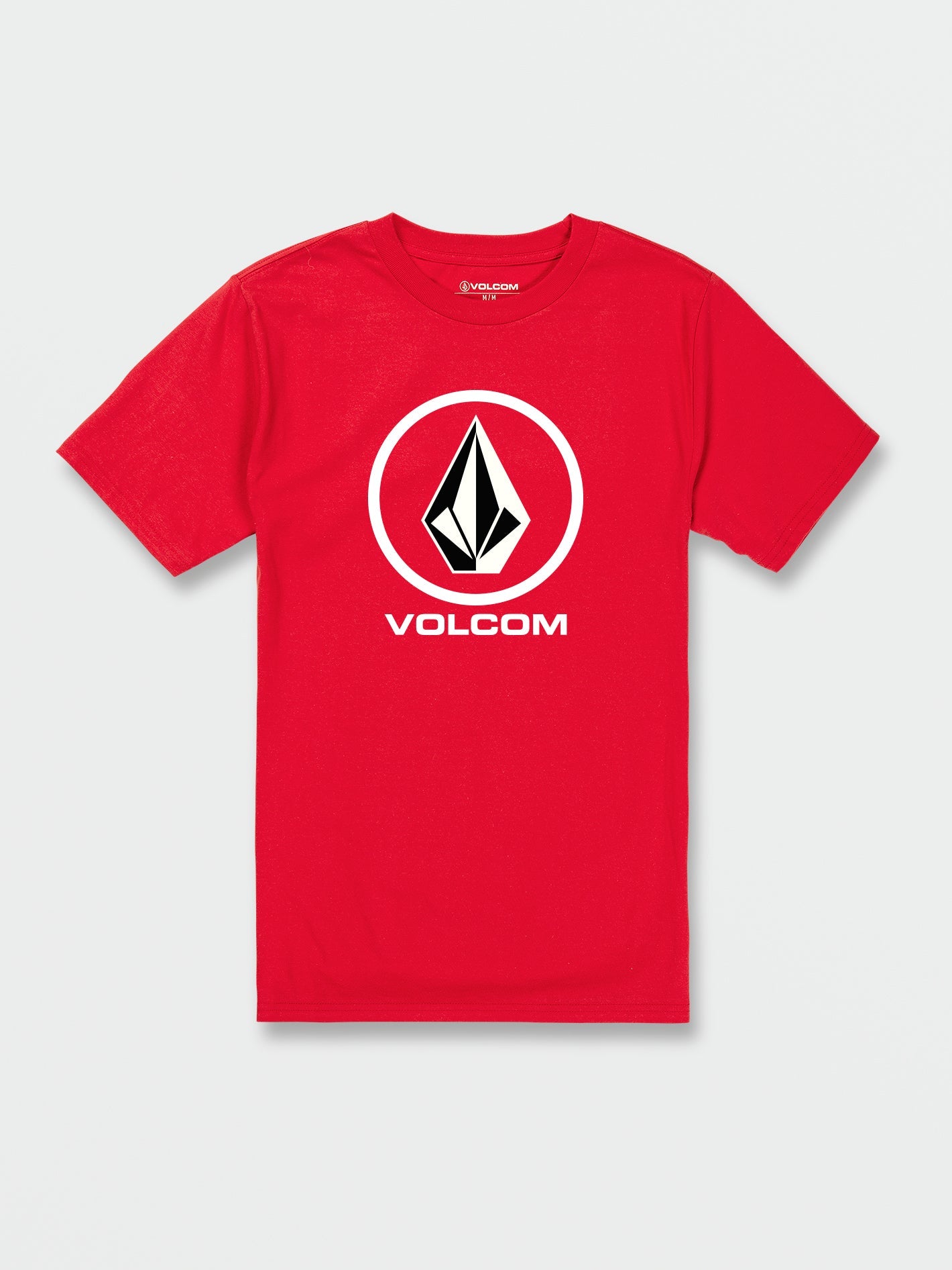 Volcom Crisp Stone Short Sleeve Tee Red