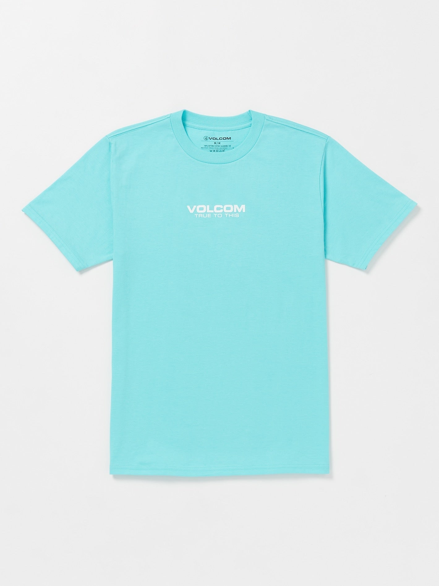 Volcom Neweuro Short Sleeve Tee Neon Blue