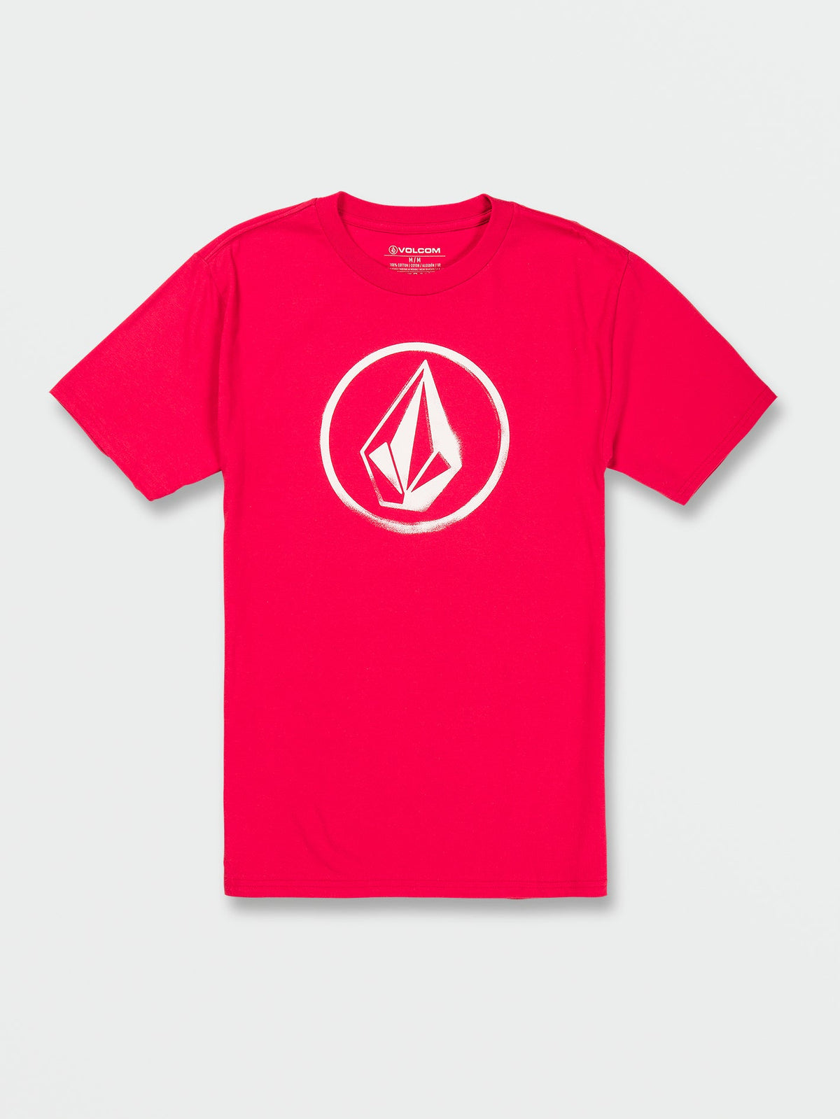 Volcom Circle Stone Short Sleeve Tee Ribbon Red