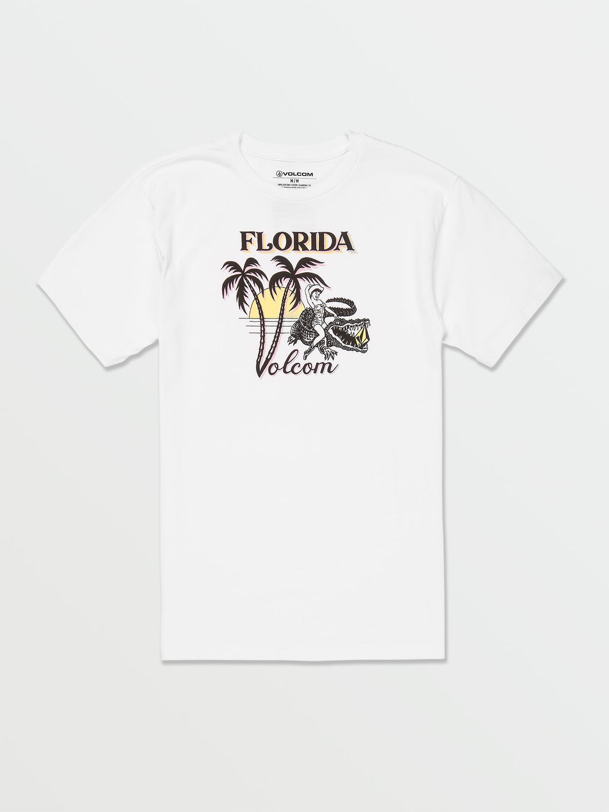 Volcom Florida Short Sleeve Tee White