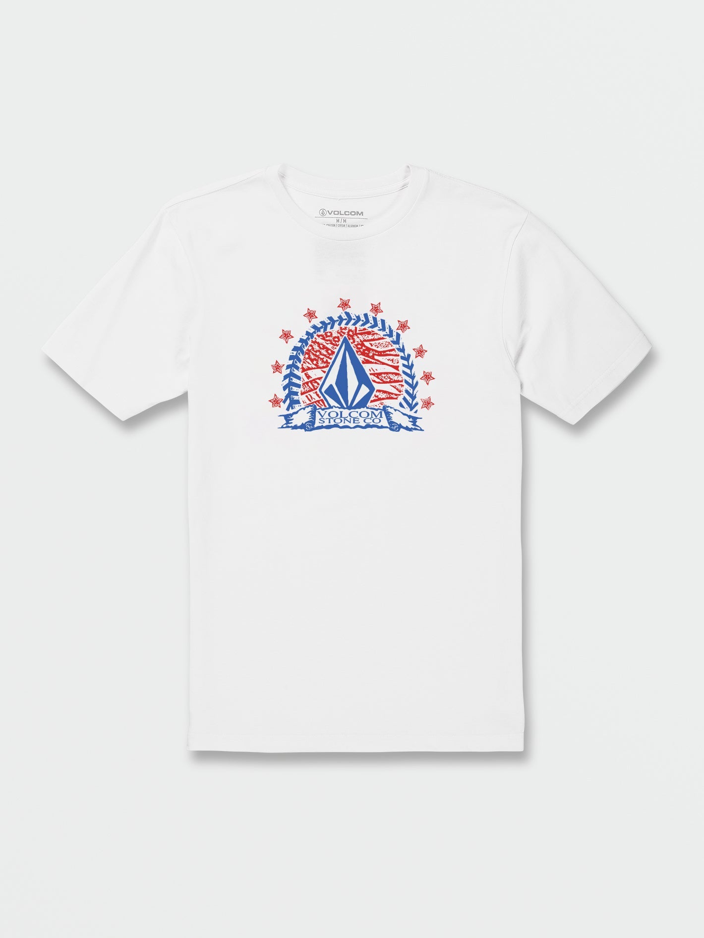 Volcom Huskerdont Short Sleeve Tee White