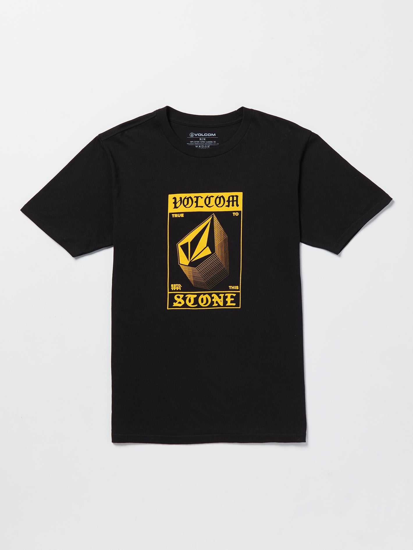 Volcom Explicit Stone Short Sleeve Tee Black