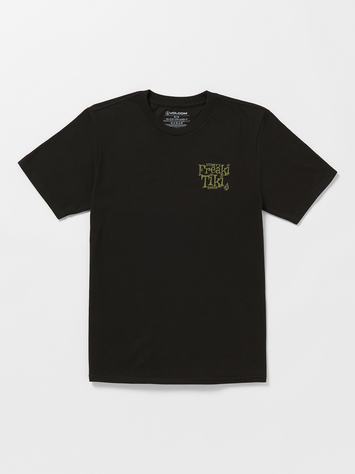 Volcom Freaki Tiki Short Sleeve Tee Black