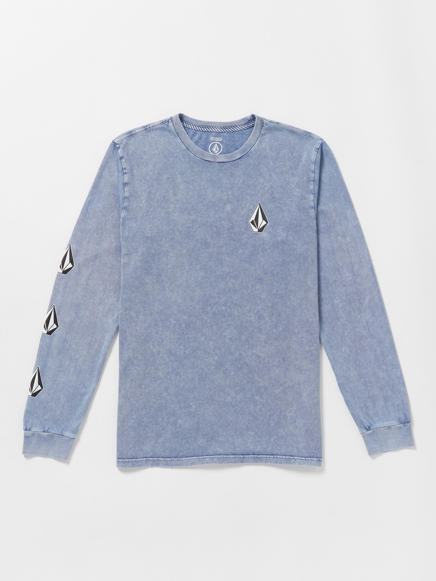 Volcom Iconic Stone Plus Long Sleeve Tee Denim