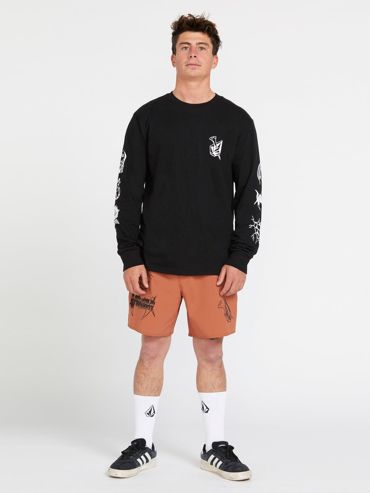 Volcom About Time Long Sleeve Tee Black