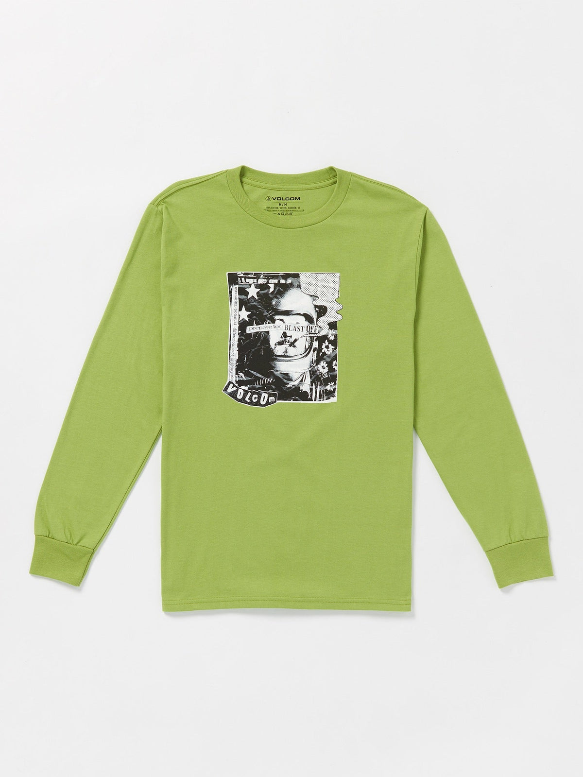 Volcom Blastoff Long Sleeve Tee Seaweed Green