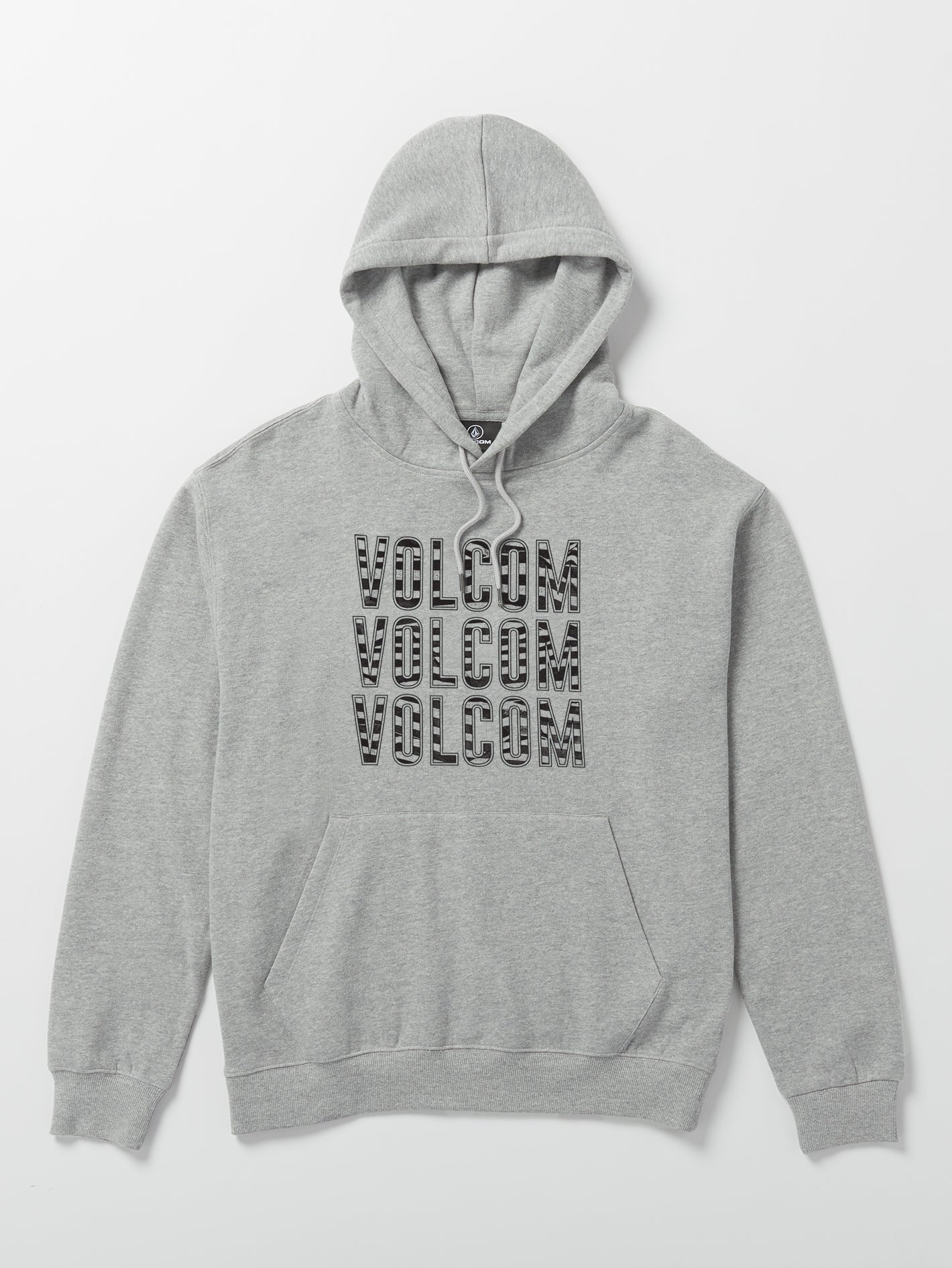 Volcom Vibes Time Fleece Hoodie Heather Grey