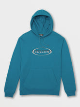 Volcom Strike Hood Pullover Sweatshirt Ocean Teal