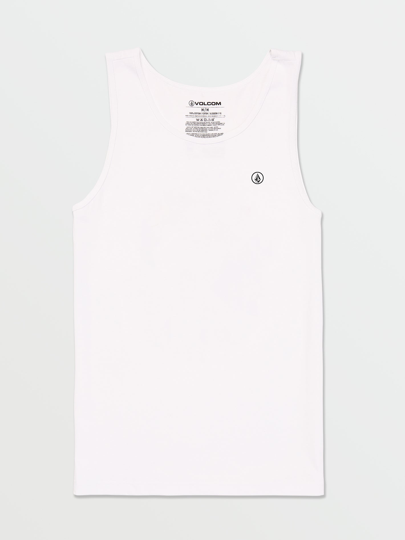 Volcom Solid Heather Tank White