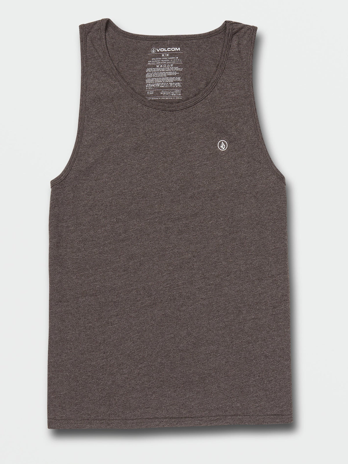 Volcom Solid Heather Tank Dark Black Heather