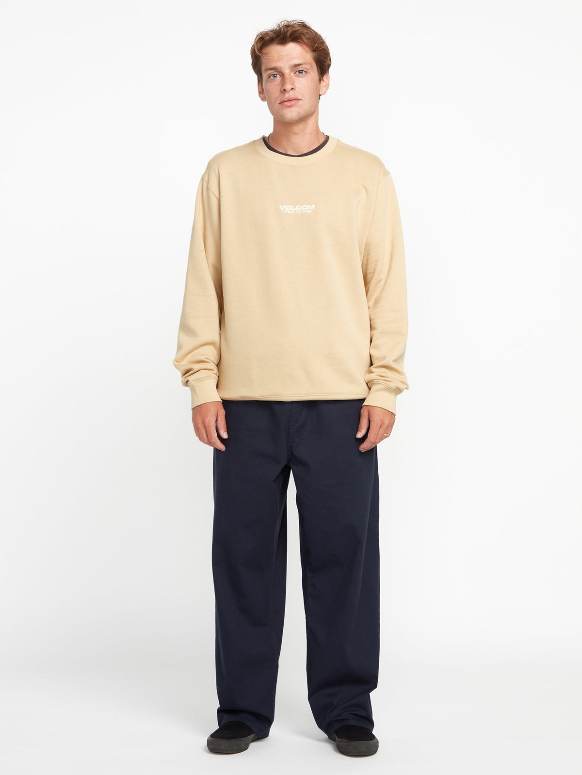 Volcom Produce Crew Sweatshirt Almond