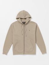 Volcom Single Stone Zip Hoodie Khaki