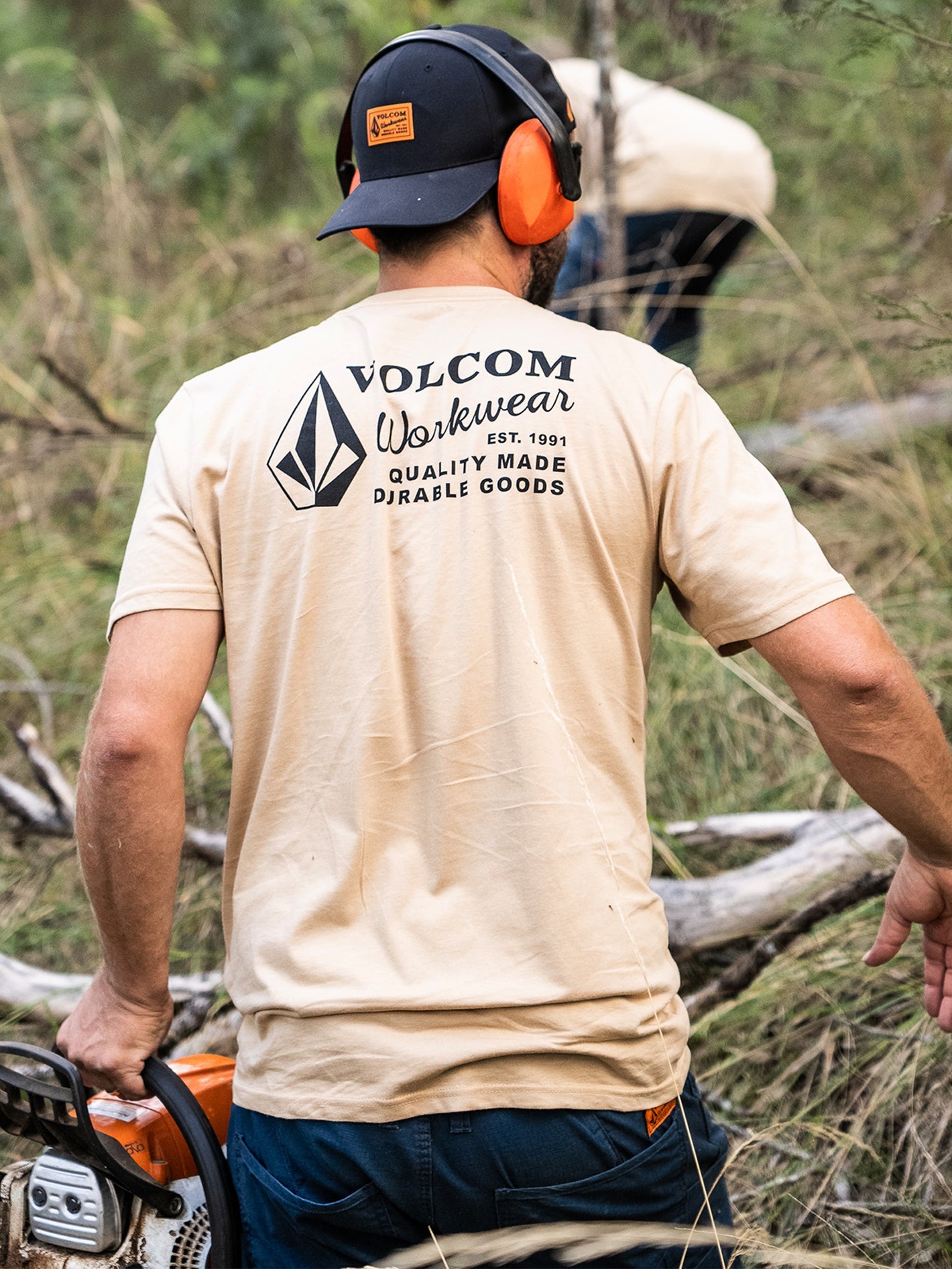 Volcom Volcom Workwear Short Sleeve Tee Gravel