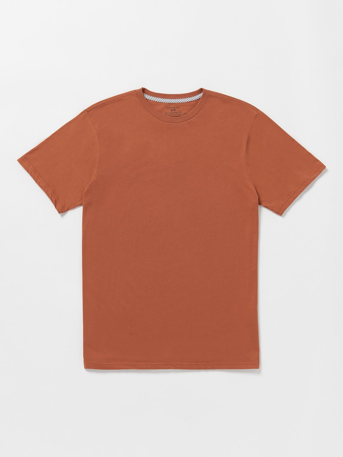 Volcom Solid Short Sleeve Tee Rust