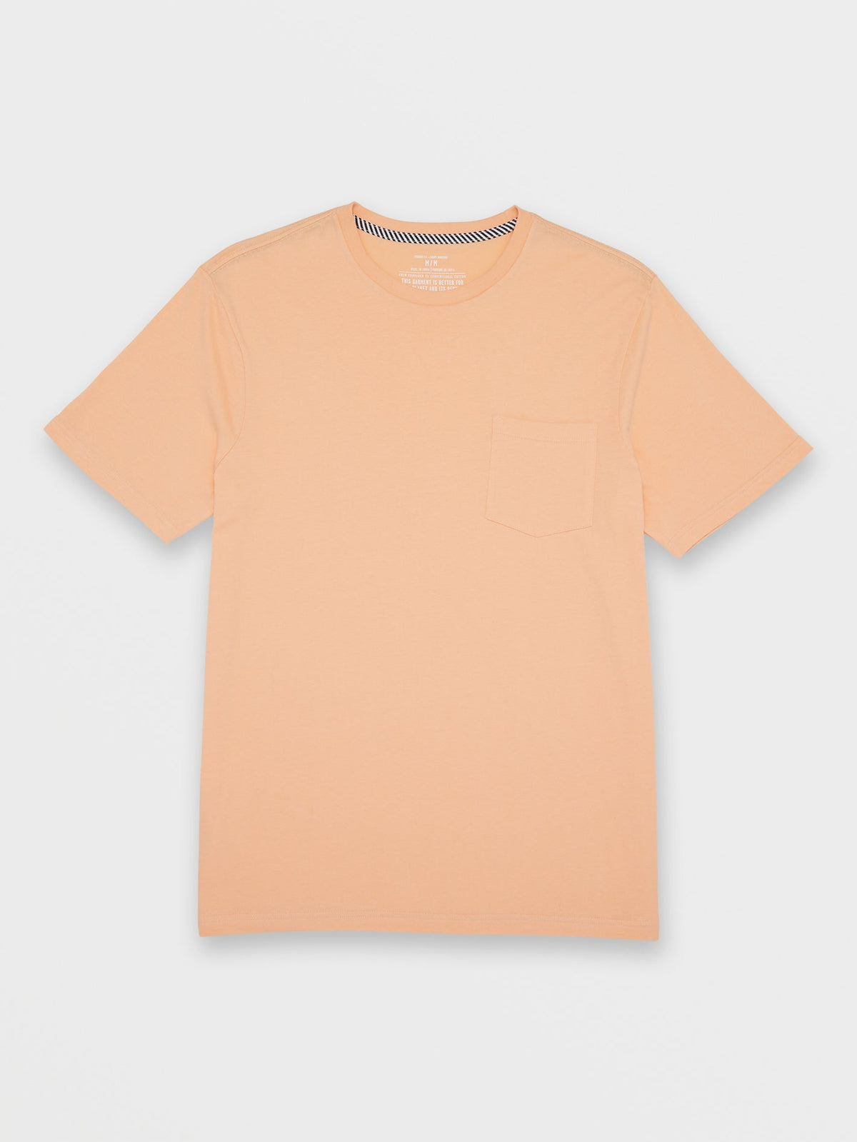 Volcom Solid Short Sleeve Pocket Tee Summer Orange