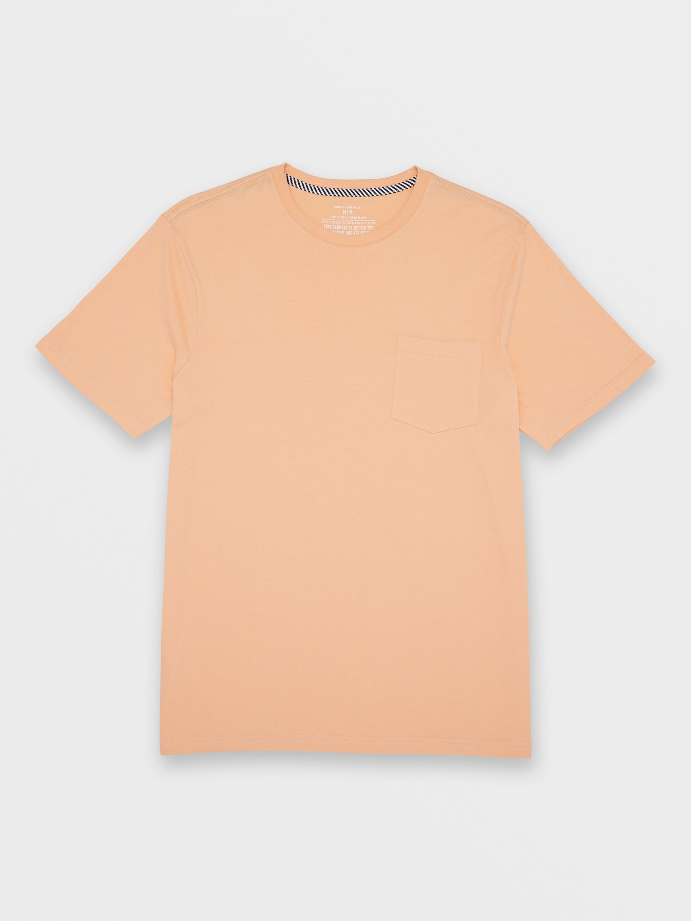 Volcom Solid Short Sleeve Pocket Tee Summer Orange