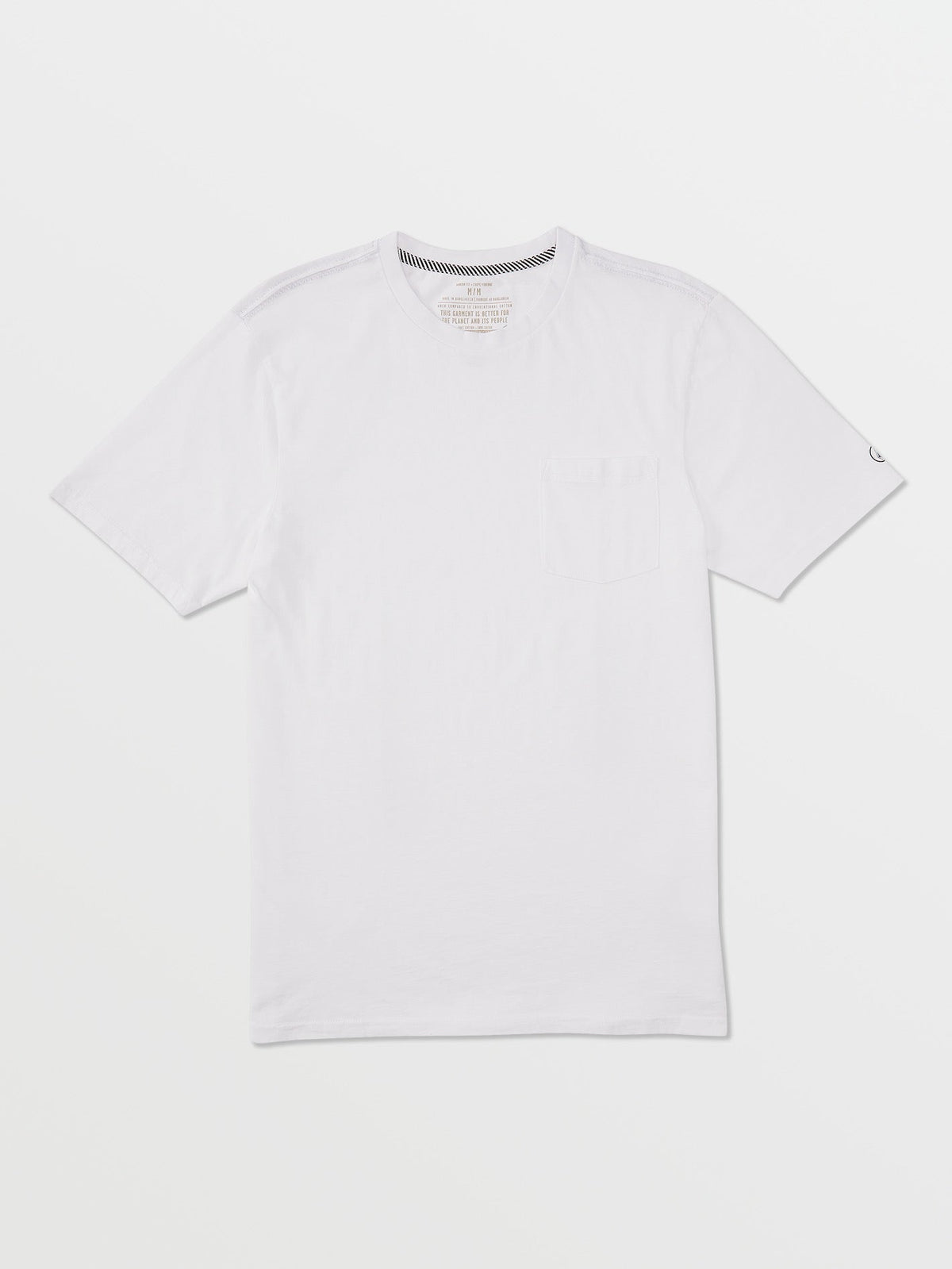 Volcom Solid Pocket Tee Short Sleeve Tee White