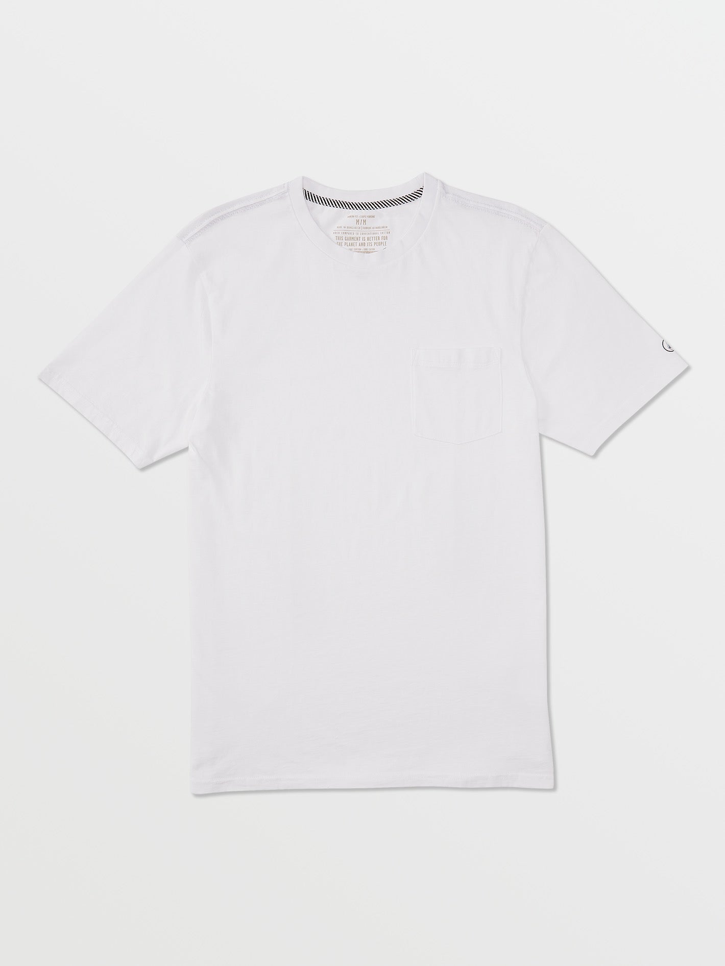 Volcom Solid Pocket Tee Short Sleeve Tee White