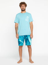 Volcom Heavy Living Short Sleeve Tee Coastal Blue