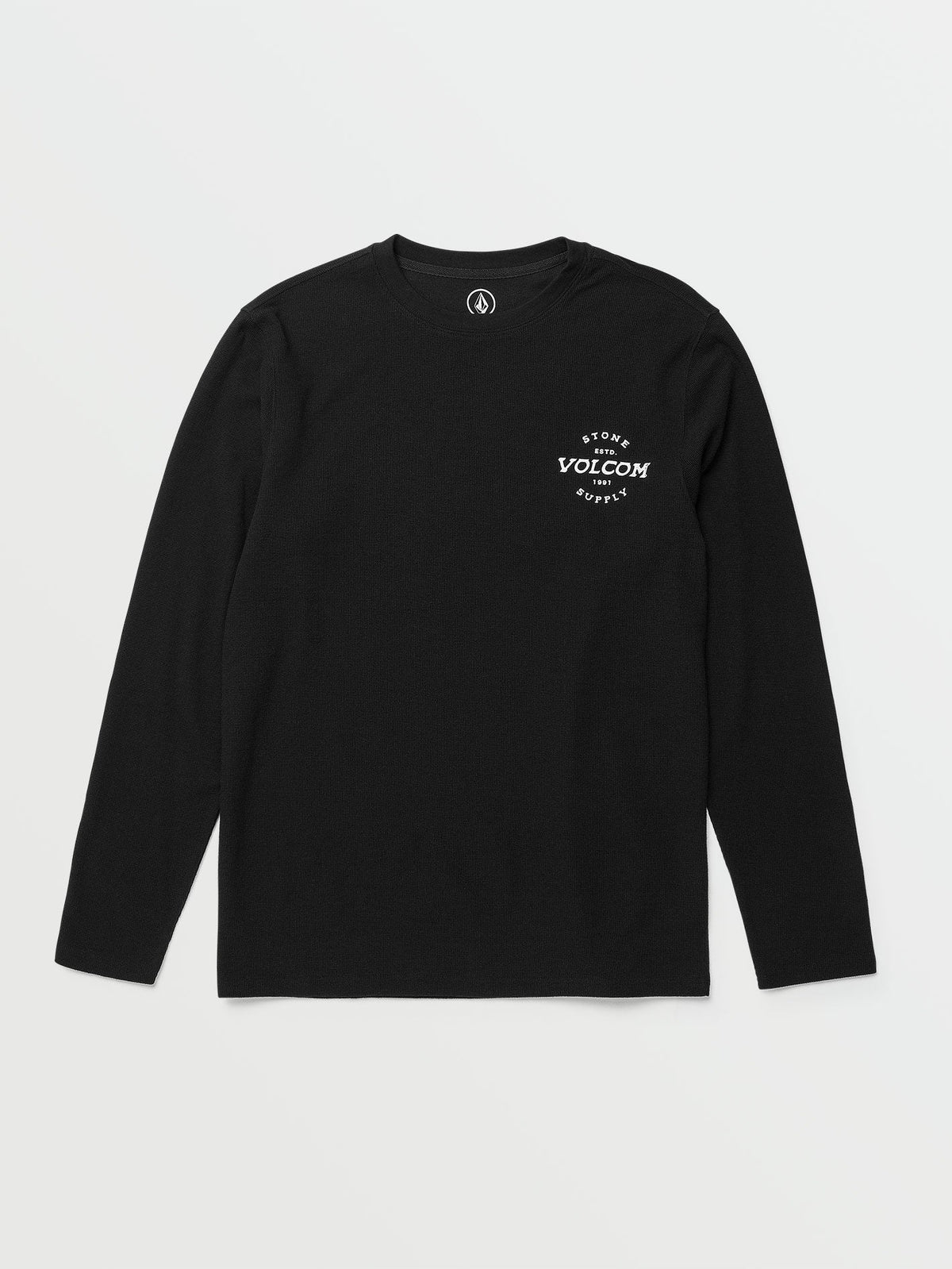 Volcom Nunez Graphic Thermal Shirt Black