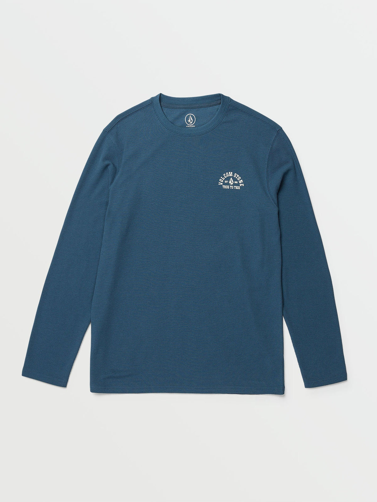 Volcom Nunez Graphic Thermal Shirt Smokey Blue